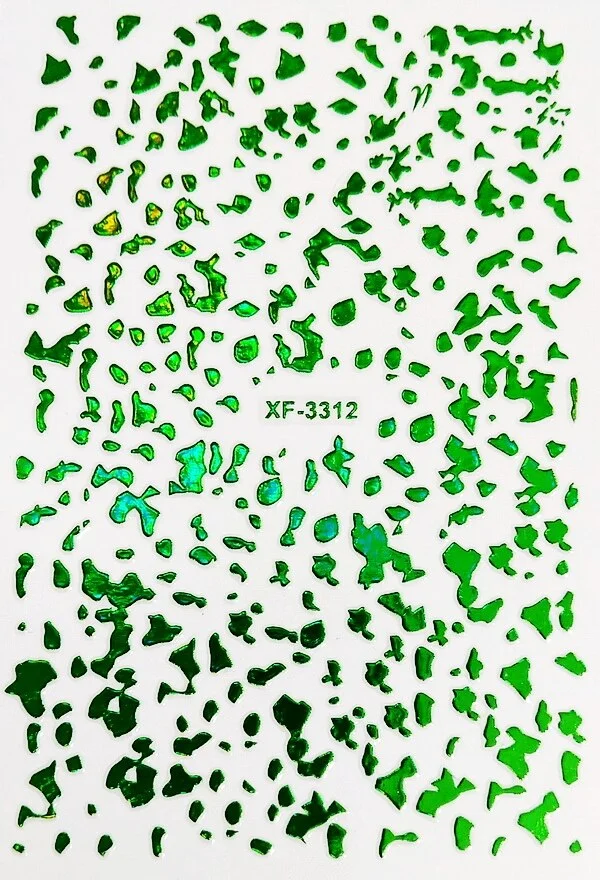 3D New Fashion Old English Font Manicure Design Black Nail Art Stickers Manicure Decal Stickers for Nails Decal Decoration-Nail Inspo