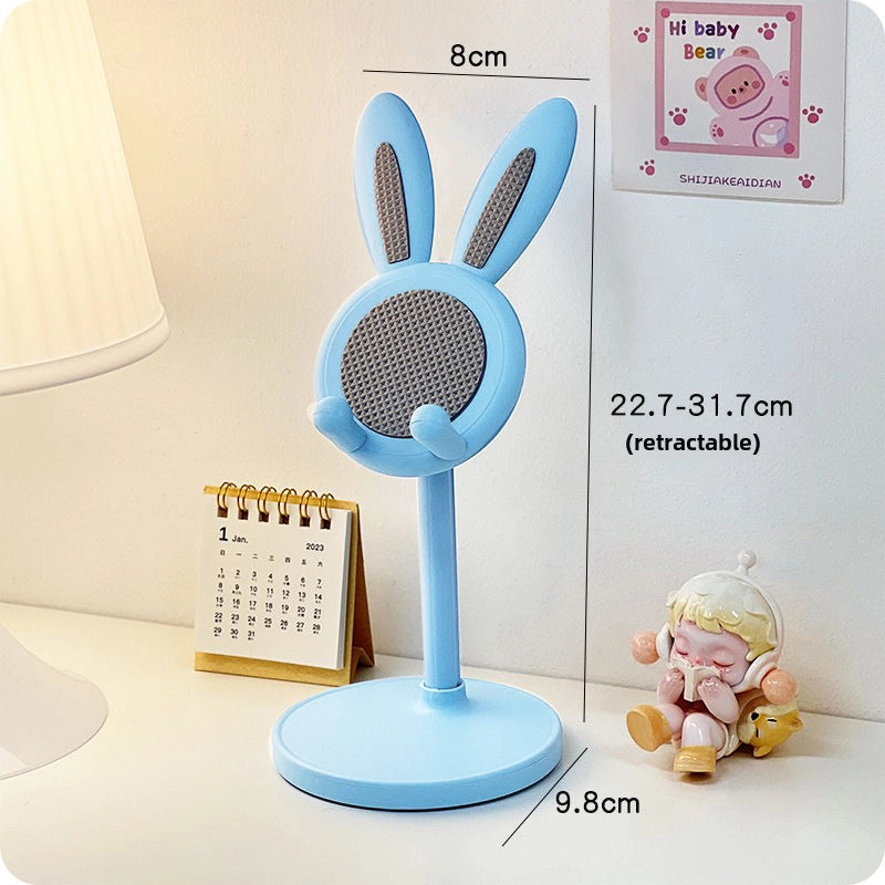 Bunny Mobile Phone Bracket ~ Adjustable Adjustable Student Desktop Lazy Home Selfie Live Support Rack