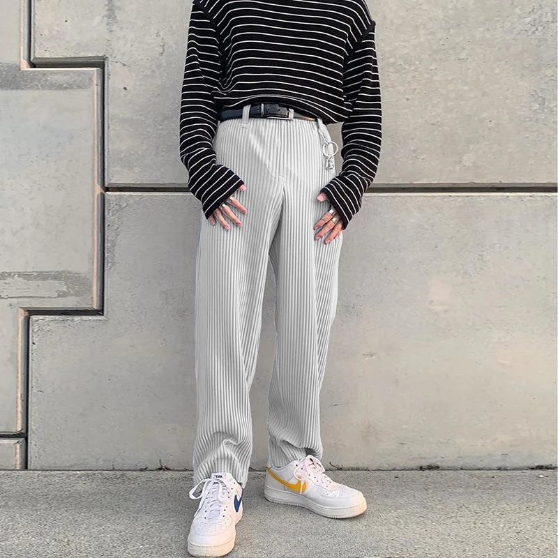 Men's casual fashion trend solid color pants for men