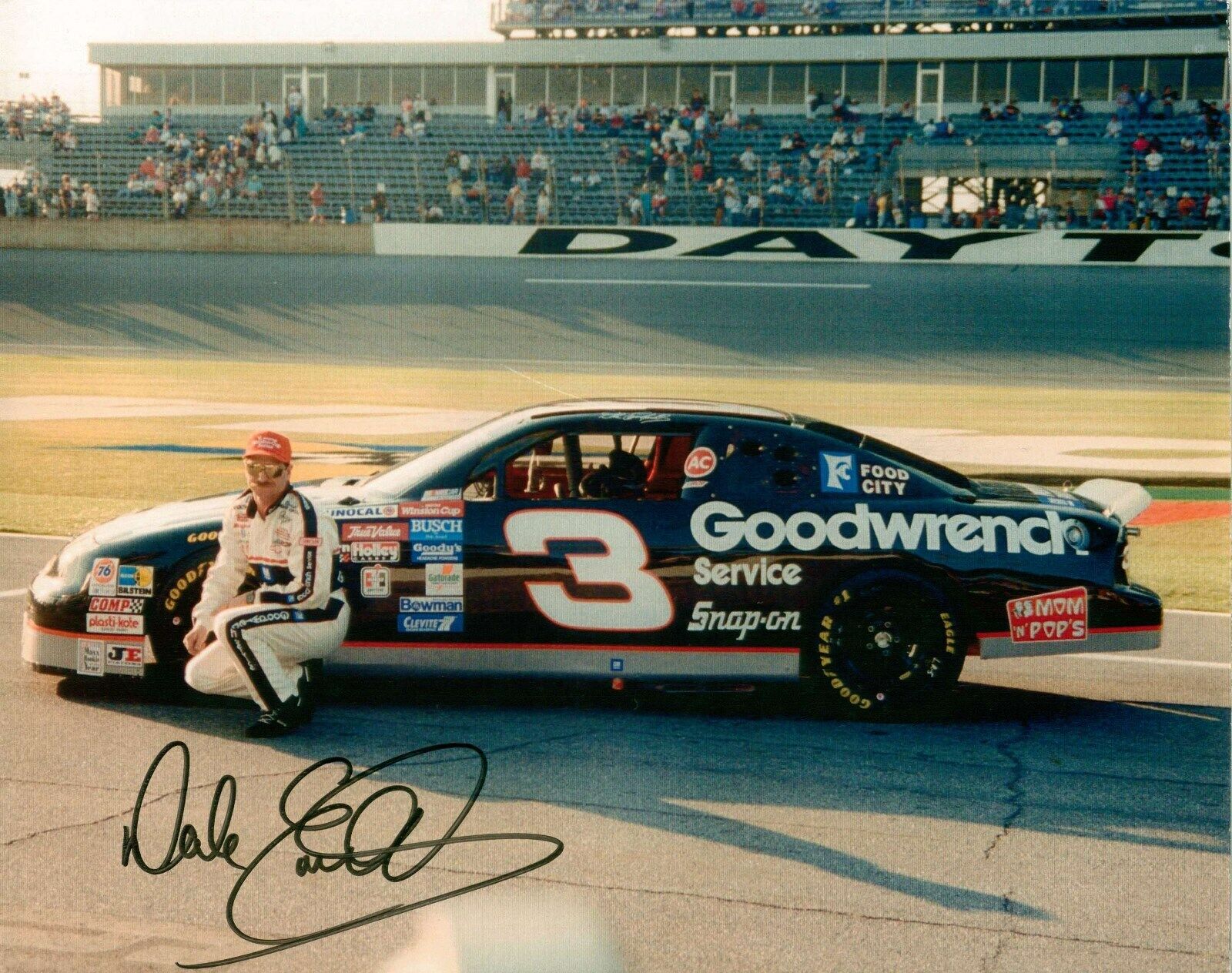 DALE EARNHARDT - DAYTONA Autographed Signed 8x10 Reprint Photo Poster painting!