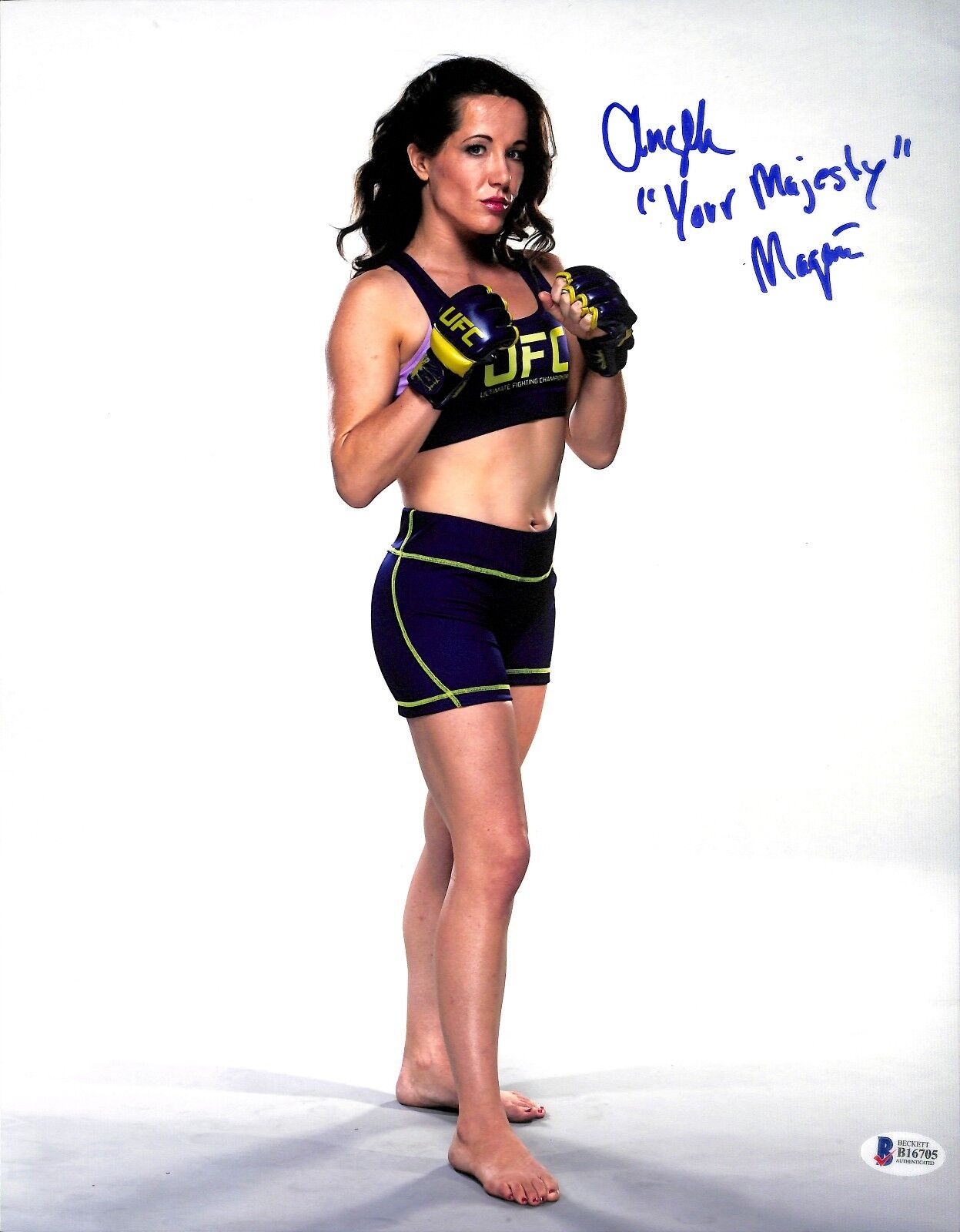 Angela Magana Signed UFC 11x14 Photo Poster painting BAS Beckett COA TUF 20 Picture Autograph 2