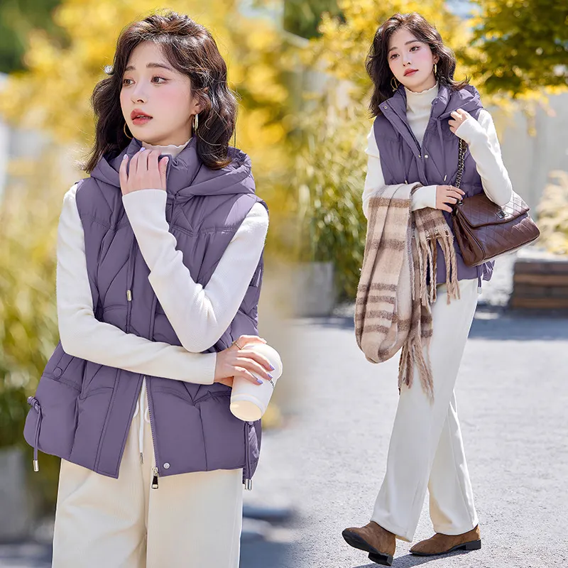 Uveng Autumn And Winter Fashion Foreign Style Reduce Age Mother Down Cotton Jacket Coat Female Winter Short Money Loose And Thick Women Cotton Horse Clip