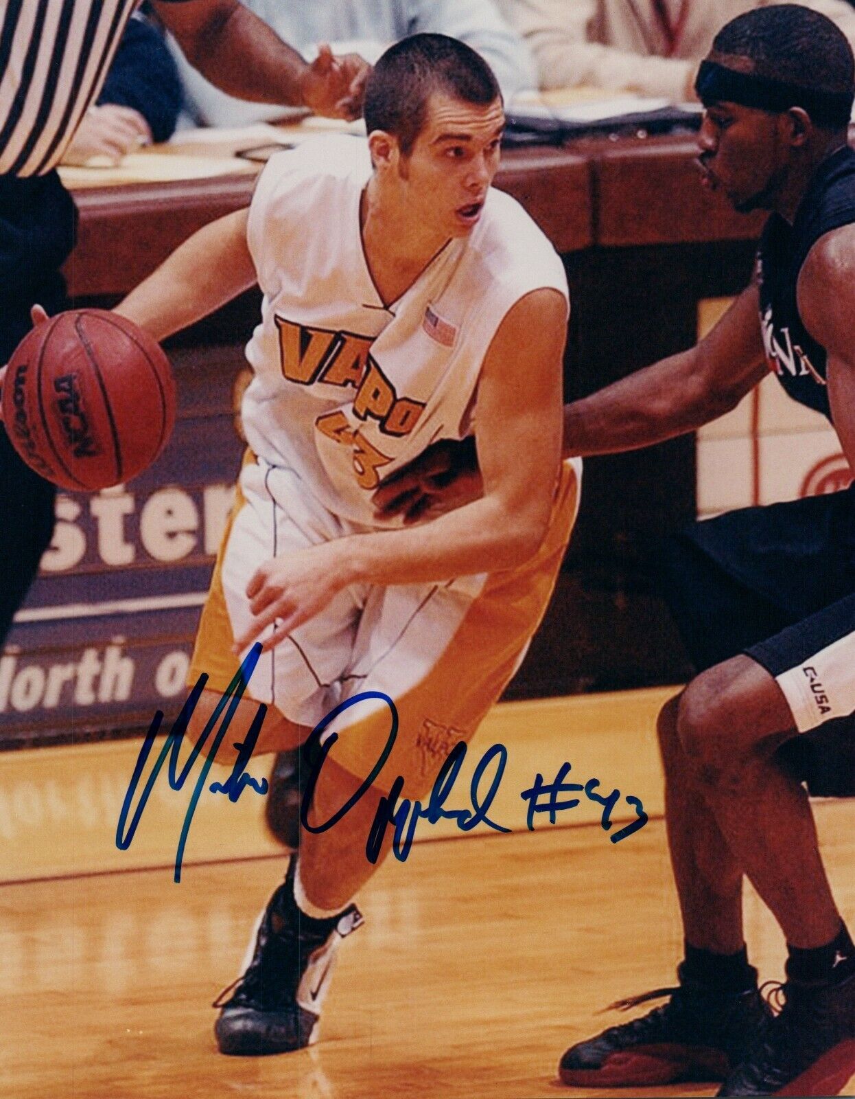 Mike Oppland NCAA College Valparaiso Hand Signed Autograph 8x10 Photo Poster painting