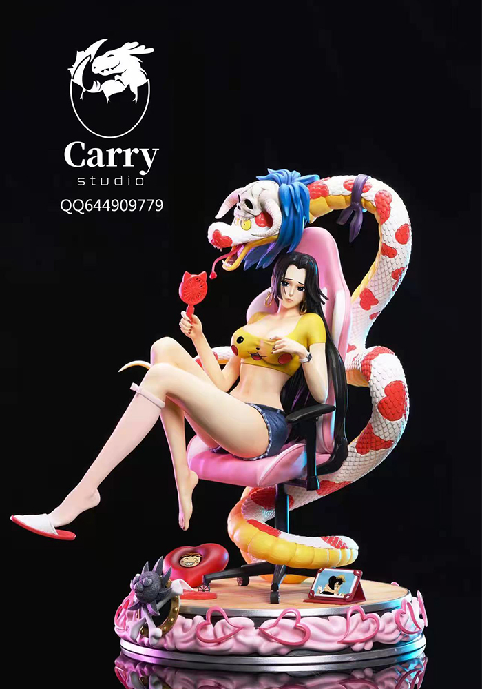 Scale Fashion Boa Hancock One Piece Resin Statue Carry Studios