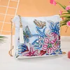 DIY Flower Special Shape Diamond Painting Leather Chain Shoulder Bag Clutch