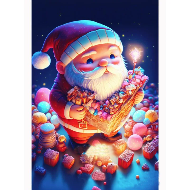 Santa Claus 30*40cm(canvas) full round drill diamond painting