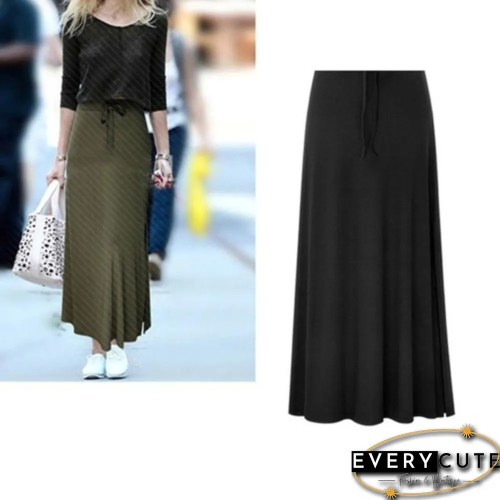 Spring Summer Female Irregular High Waist Plus Size Skirts Womens Fashion Waisted Loose