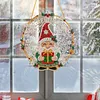 Diamond Painting Christmas Ornament Gnome Window Hanging Kit 9.45x9.45in