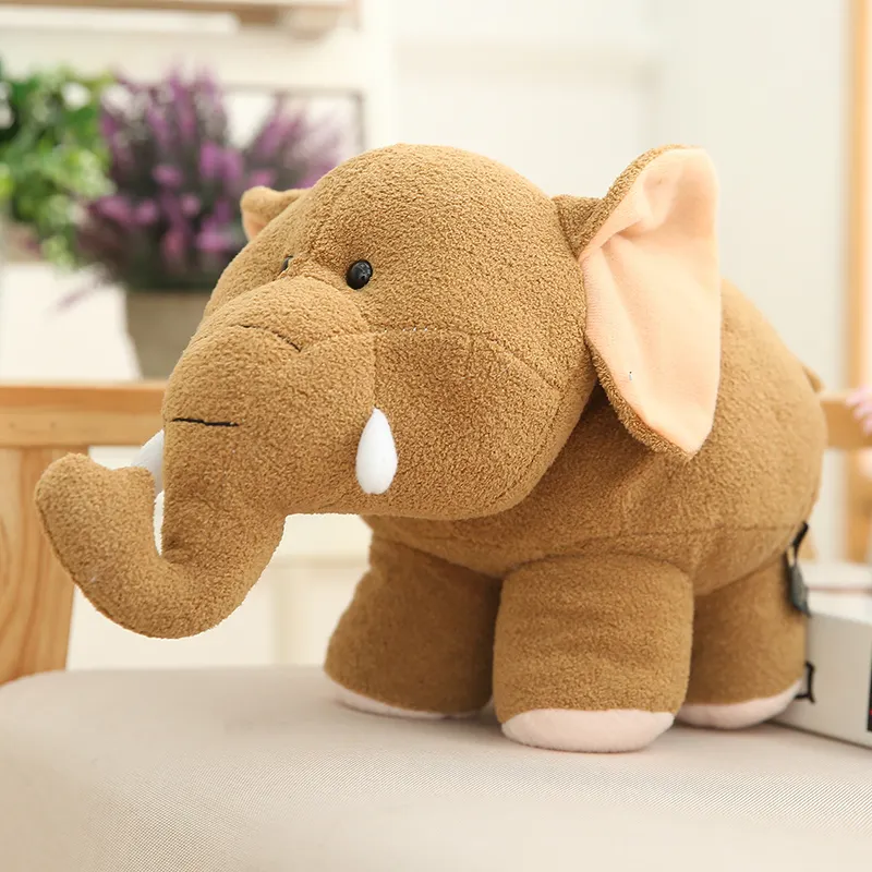 Cute big ears elephant doll toy children realistic stuffed animal