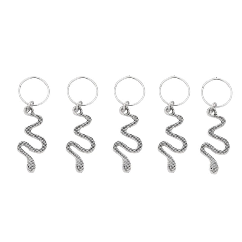 Women’s Minimalist Snake Alloy Plating Hair Buckle