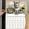 Special Shaped Garden Donkey 5D DIY Diamond Art Monthly Planner Kit