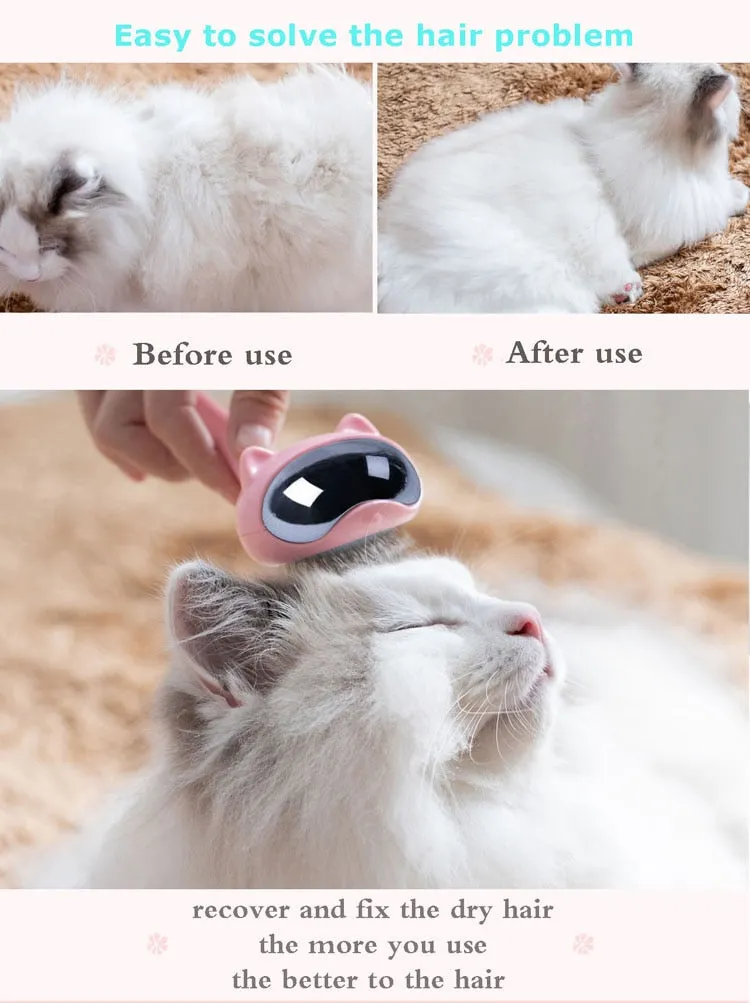 Nice Cats Grooming Tool Stainless Steel Shedding Brush Pet Hair Remover