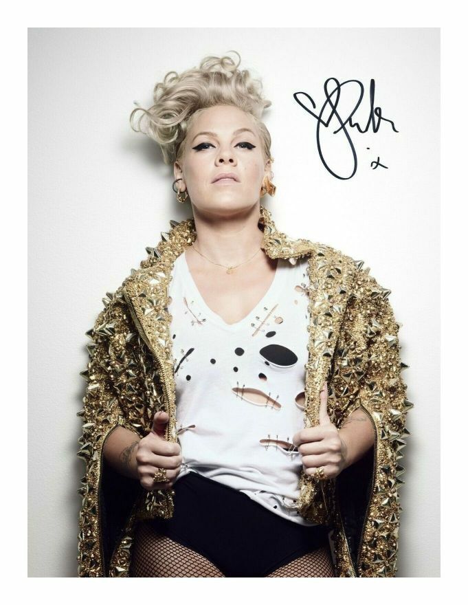 P!NK PINK AUTOGRAPH SIGNED PP Photo Poster painting POSTER