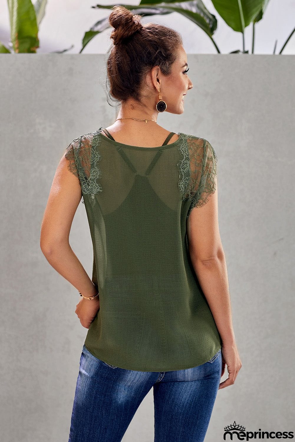 From A Dream Lace Tank Top with Vest