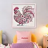 Chicken-11CT Stamped Cross Stitch 40*40cm/15.75*15.75in tapestrymarket