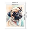 Pug Dog-11CT Stamped Cross Stitch 40*50cm/15.75*19.69in