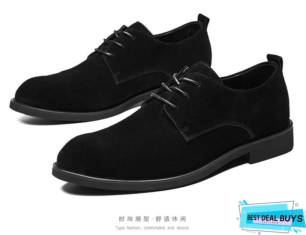Men British Style Breathable Formal Leisure Flats Shoes