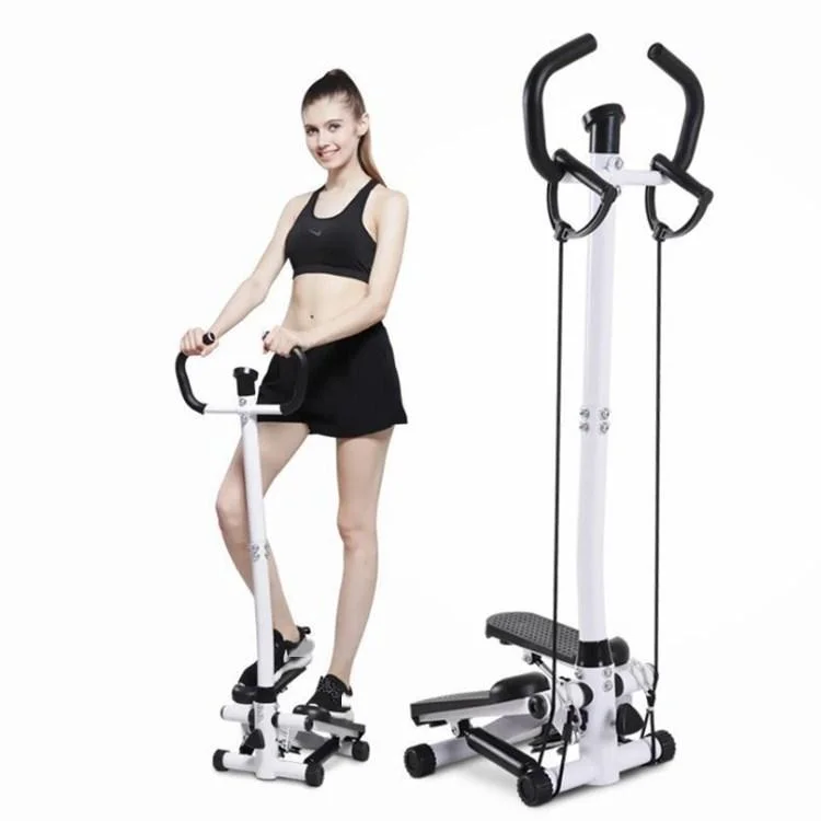 Household Mute Armrest  Fitness Equipment Multifunctional Hydraulic Stepper, Specification: with Drawstring and Carpet
