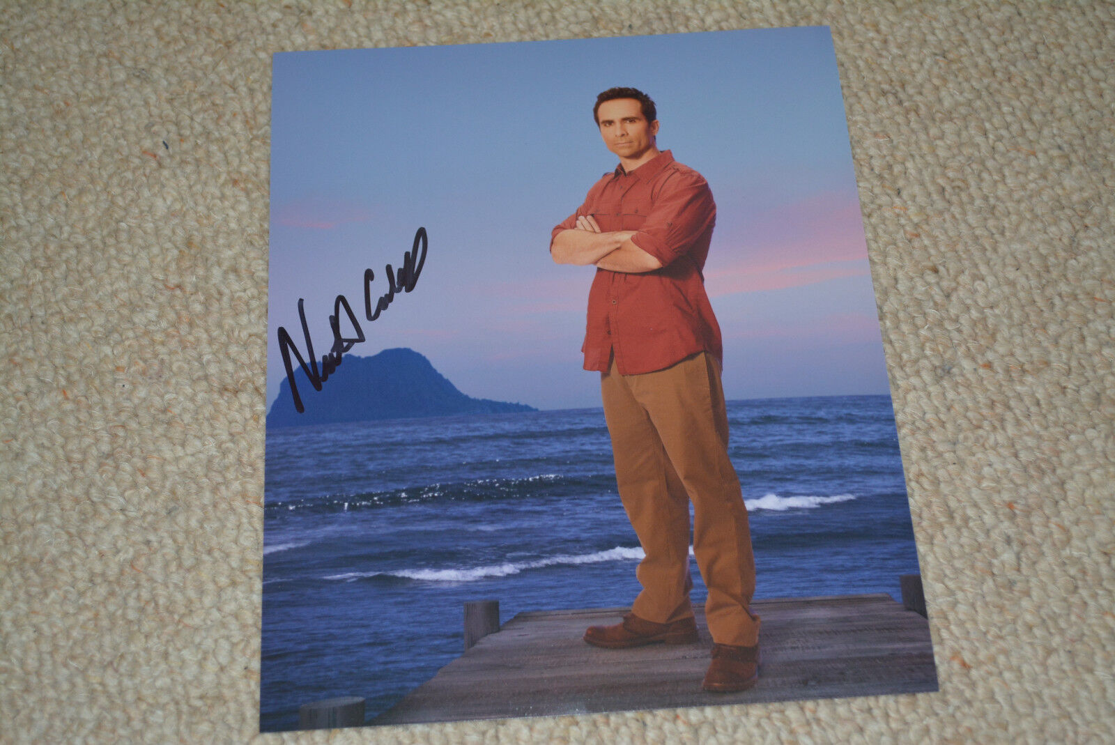 NESTOR CARBONELL signed autograph In Person 8x10 (20x25 cm) LOST Richard