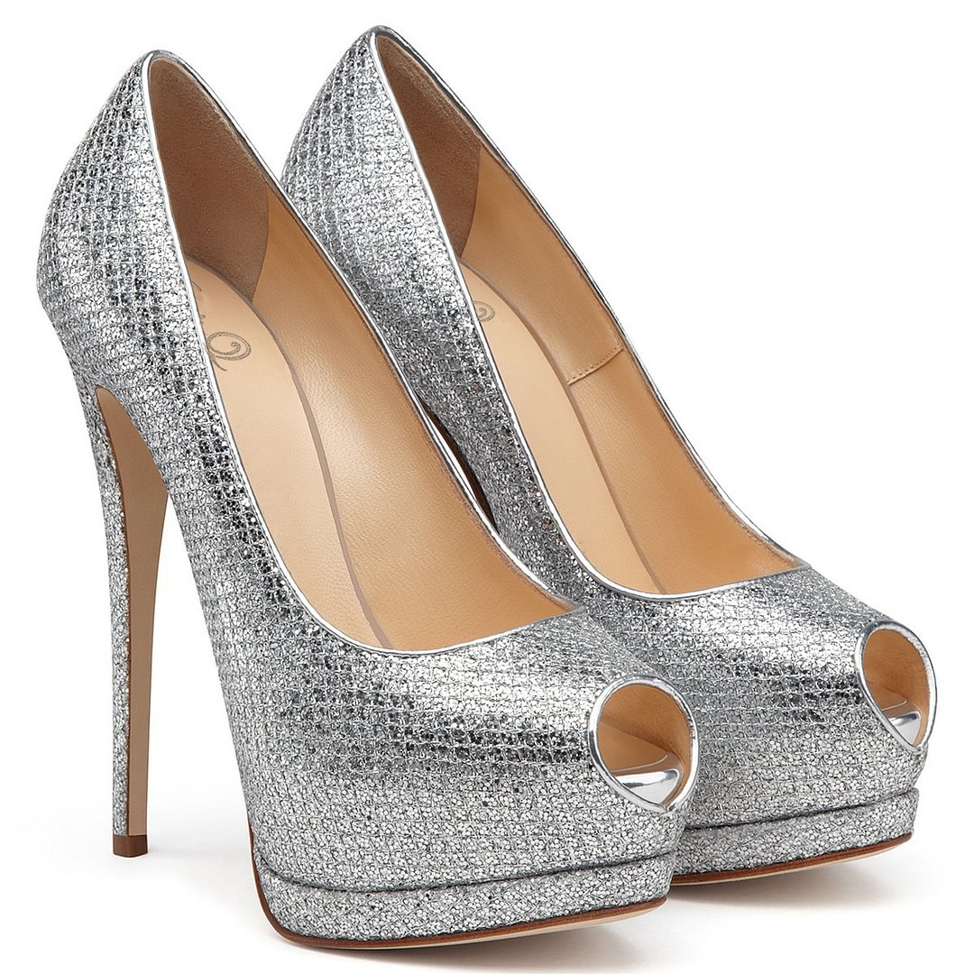 Women's High heels Fish Mouth Waterproof Platform Elegant Stiletto Shoes Novameme