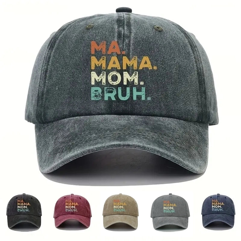 Unisex Casual Modern Style Minimalist Letter Printing Wide Eaves Baseball Cap