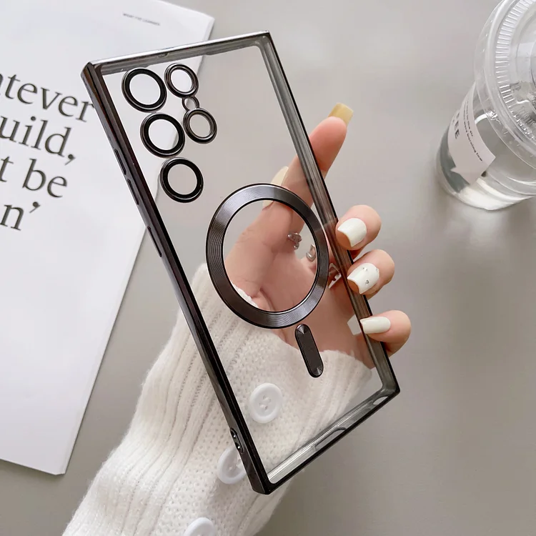 Luxury Transparent Plating For Magsafe Case  Etrgadget- Smartphone Cases & Covers | Accessories