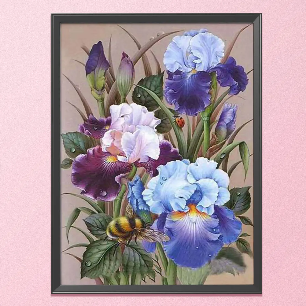 11ct Stamped Cross Stitch - Flower(40*50cm)
