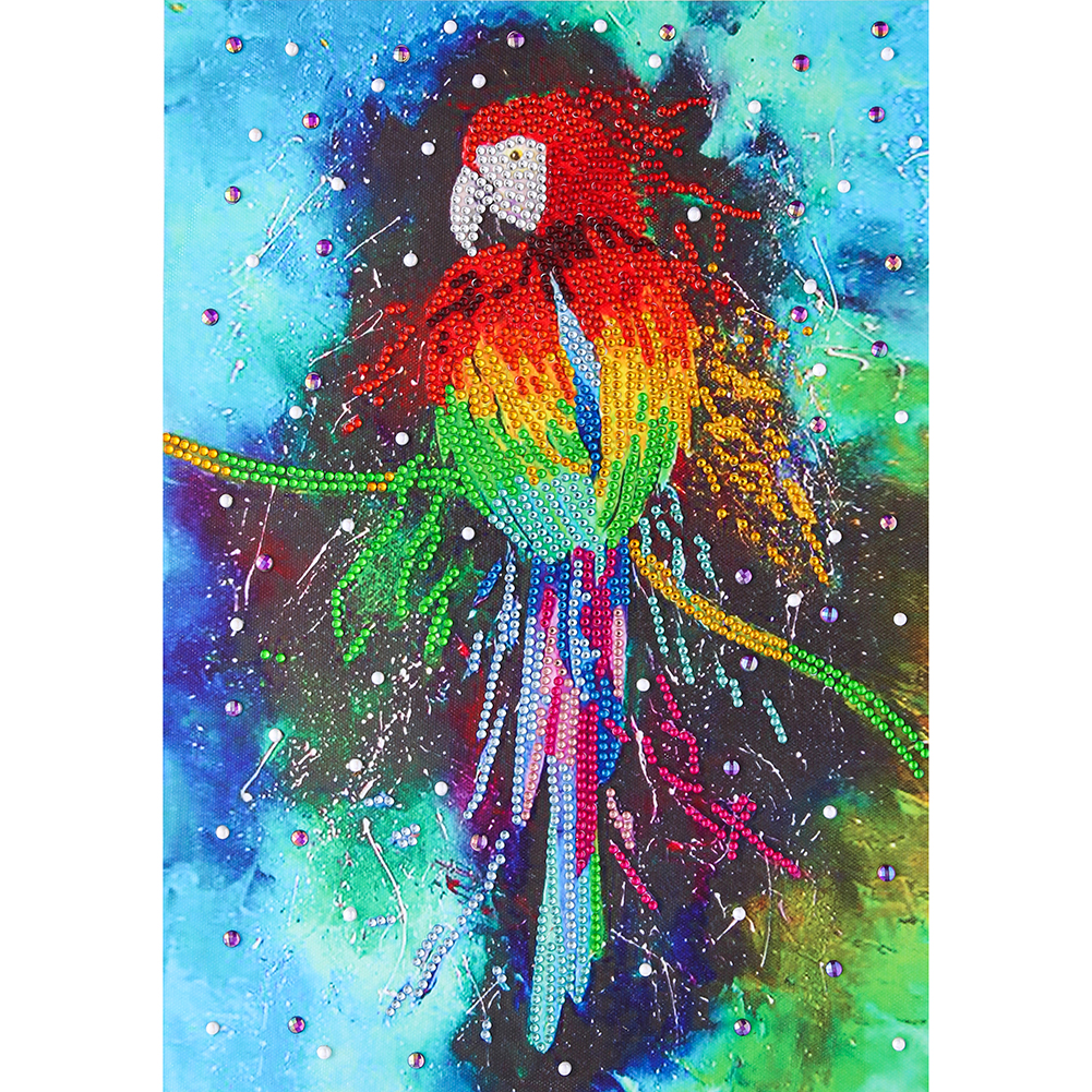 

Color Parrot - Special Shaped Diamond Painting - 30*40CM, 501 Original