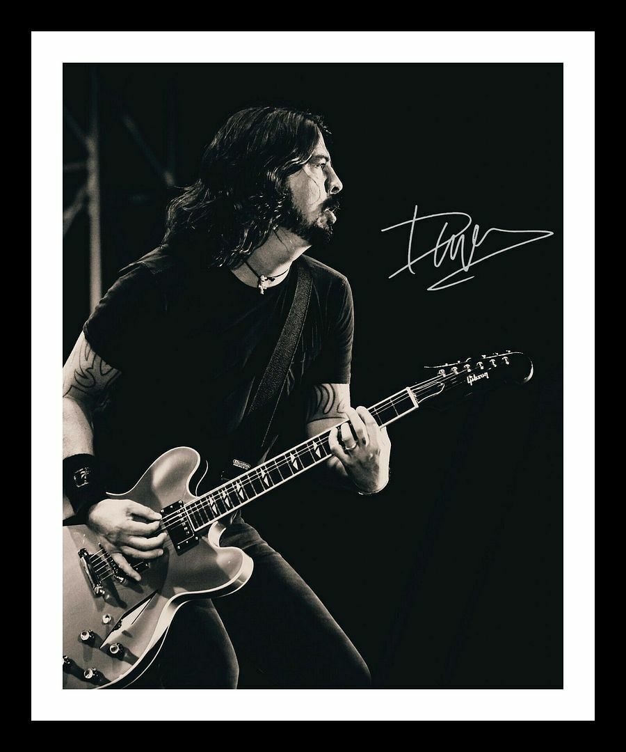 Dave Grohl Autograph Signed & Framed Photo Poster painting