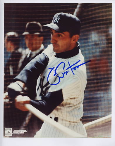 Joe Pepitone Yankees Signed Autographed 8 x 10 Photo Poster painting