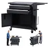 Tattoo Cart with Drawers Multi-Function Trolley Barber Shop Mobile Tool Cabinet