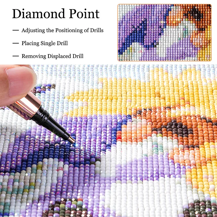 Huacan Tree Diamond Art Kits Full Drill Diamond Painting Kits for Adults,  Round Drill Diamond Paint for Beginner, DIY Painting by Diamonds AB Dots