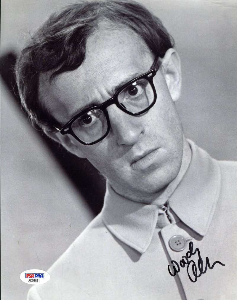 Woody Allen Hand Signed Psa Dna James Bond 8x10 Photo Poster painting Autographed Authentic