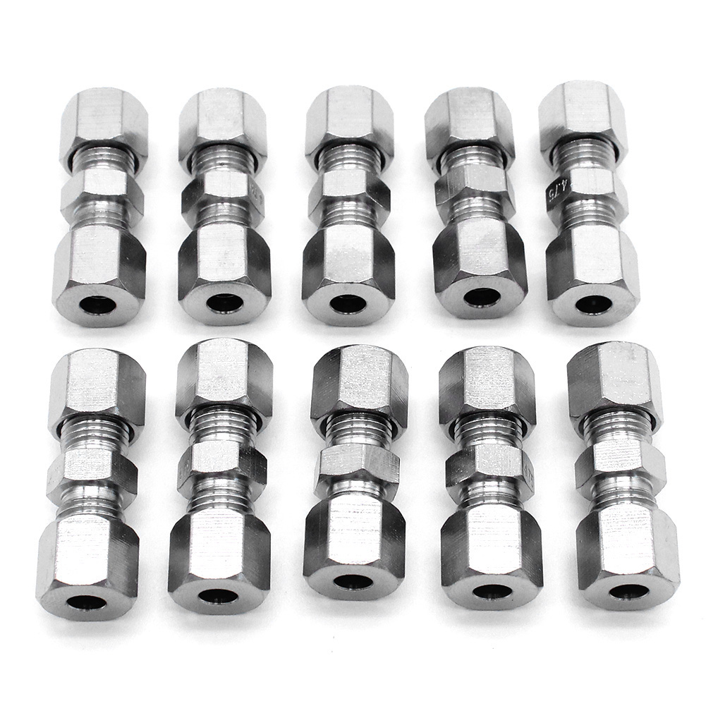 

10pcs Brake Line Connectors with 20 Nuts + 10 Unions for 4.75mm Brake Lines, 501 Original