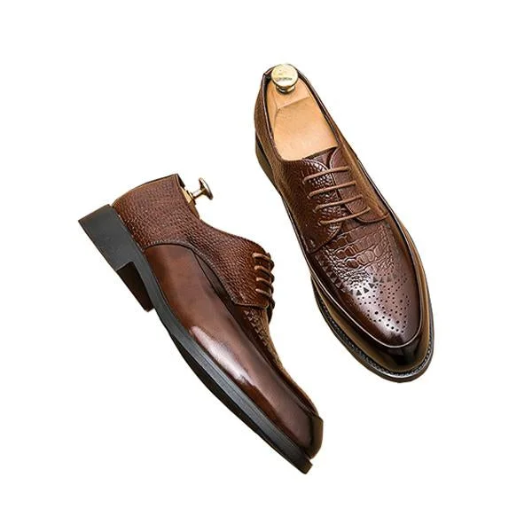 MEN'S BUSINESS BROGUE CASUAL DRESS SHOES 11526541S