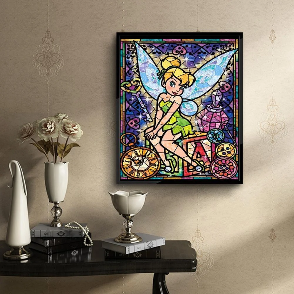 Diamond Painting - Full Round Drill - Tinker Bell(30*40cm)