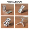 3-in-1 Aluminum Alloy Foldable Portable Stand for Phone, Tablet, and Laptop