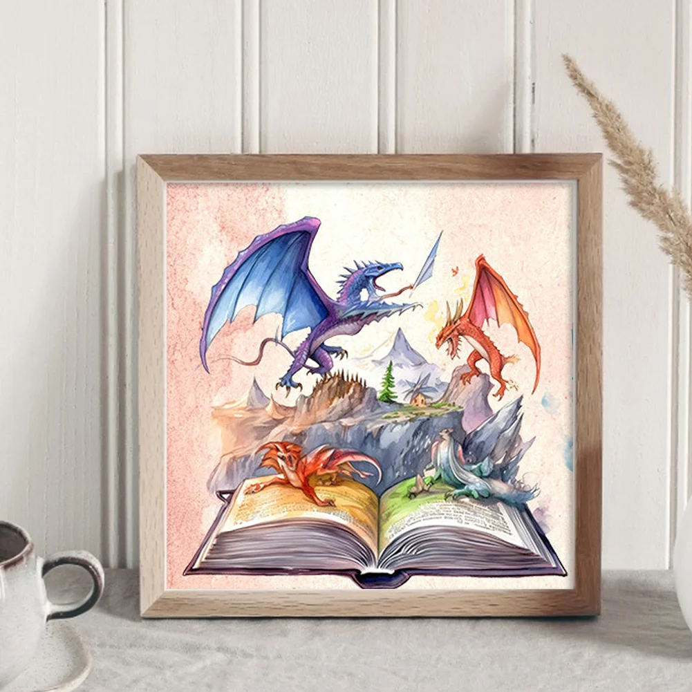 DIY Stamped Cross Stitch 11CT Full Embroidery 50*50cm - Magic Book