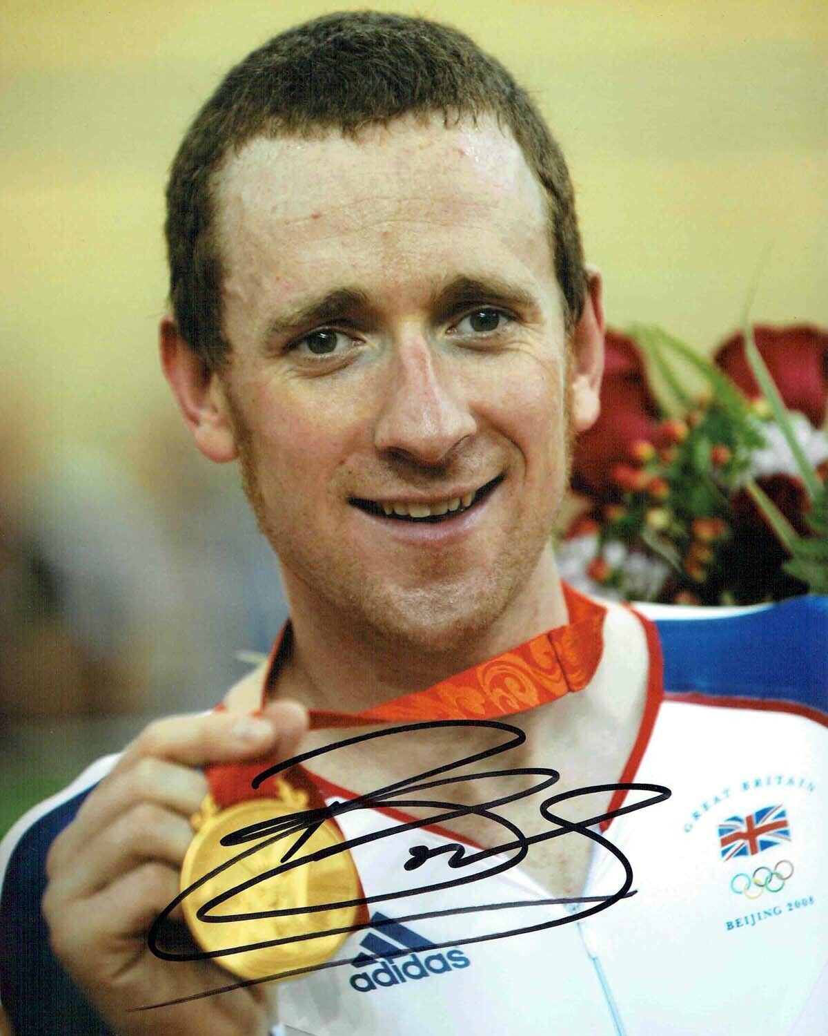 Bradley WIGGINS Signed Autograph 10x8 Photo Poster painting 2 Cycling Olympic Winner AFTAL COA