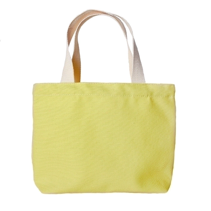 Women’s Vacation Solid Color Canvas Shopping Bags