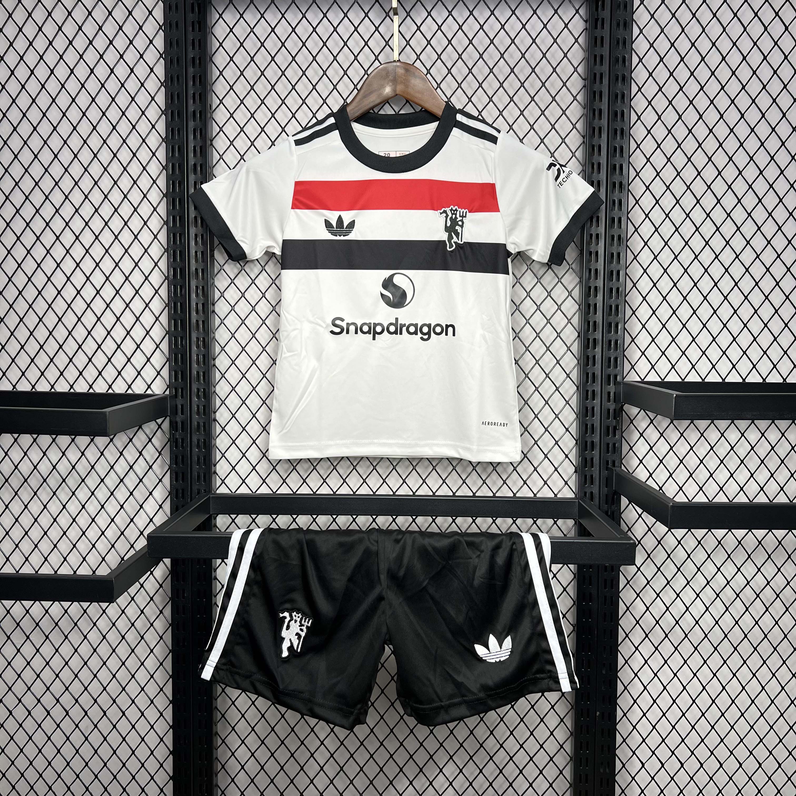 2024-2025 Kids Manchester United Third Away Football Shirt 1:1 Thai Quality 