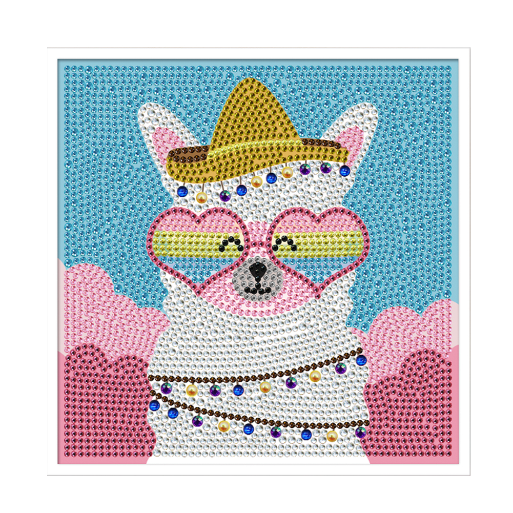 

Dog (With Frame) - Crystal Special Shaped Diamond Painting - 18*18CM, 501 Original