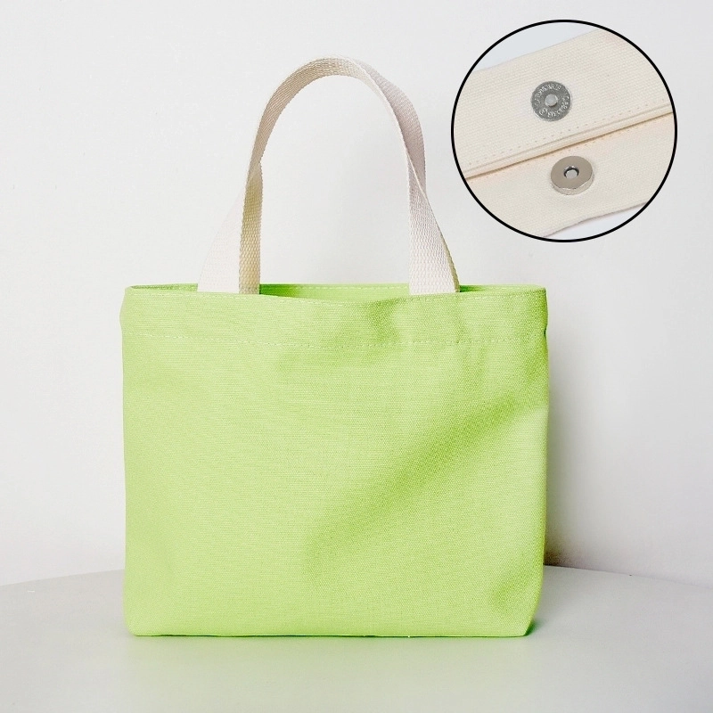 Women’s Vacation Solid Color Canvas Shopping Bags