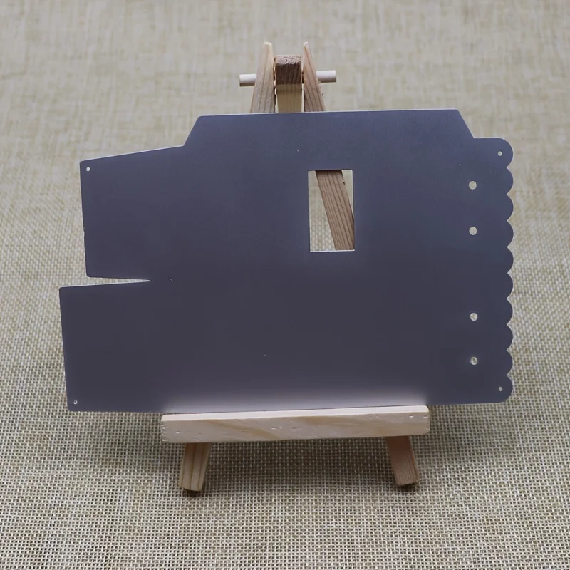 Nigikala Cutting Dies Scrapbooking Silvery House Frame Candy Gift Box Embossing Die Cut Stencil DIY Photo Album Card Making