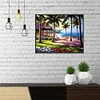 5D DIY Full Drill Diamond Painting Seascape Cross Stitch Embroidery Mosaic