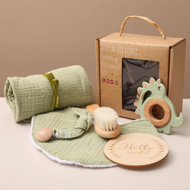 Nordic Style Baby Gift Set Bathing And Water Play Baby Baby Newborn Clothes Bath Towel Toy Gift Set