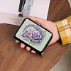 Diamond Painting Rose Card Holder Coin Purse Diamond Art Wallet for Women