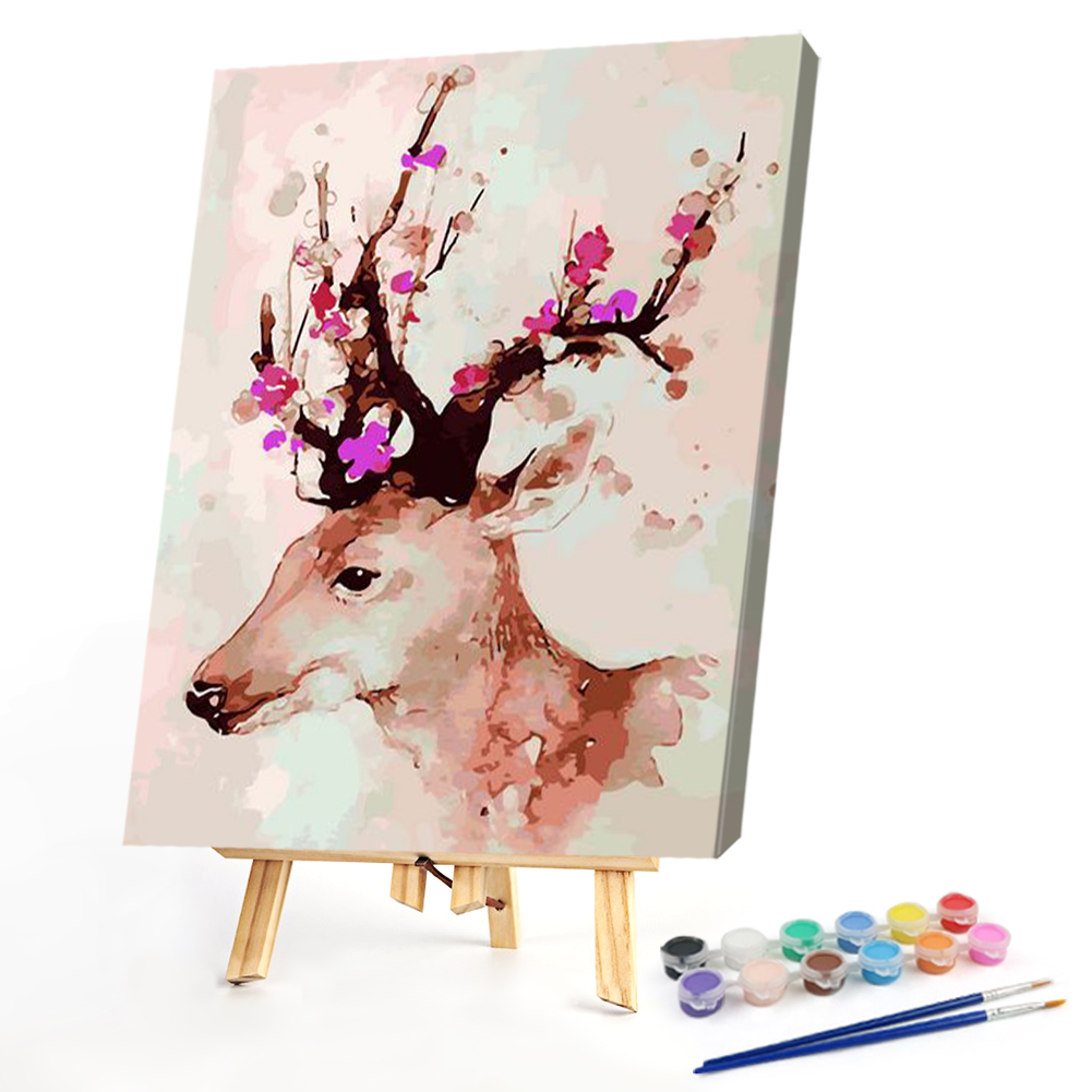 

40*50CM - Paint By Numbers - Sika Deer, 501 Original