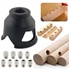Right Angle Drill Hole Guide with 2-10 MM Drill Sleeve for Woodworking DIY Tools