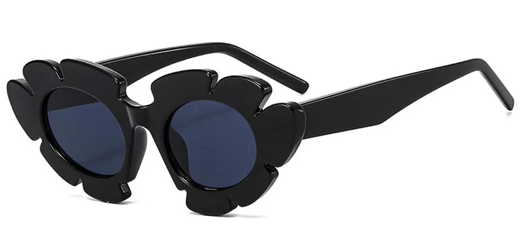 2024 Cat Eye Candy Colors Sunglasses Flower Shape Luxury Designer Sun Glasses For Women Vintage Eyewear Oculos Feminino